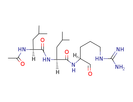 L-Leucinamide,N-acetyl-L-leucyl-N-[4-[(aminoiminomethyl)amino]-1-formylbutyl]- (9CI)