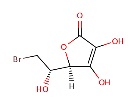 Molecular Structure of 74352-43-5 (6-Bromo-6-deoxy-D-isoascorbic acid)