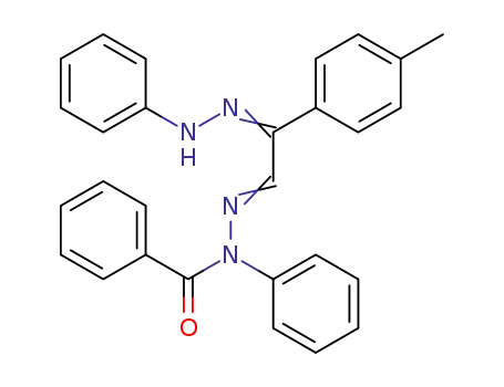Mono-N-benzoyl-p-tolylglyoxalbisphenylhydrazone