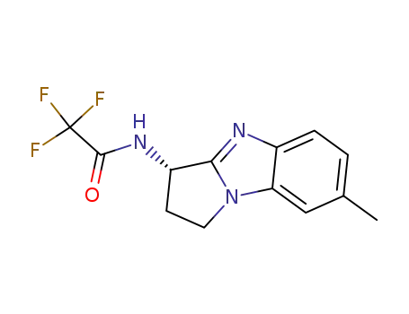 (S)-(-)-3-trifluoroacetamido-2,3-dihydro-7-methyl-1H-pyrrolo[1,2-a]benzimidazole