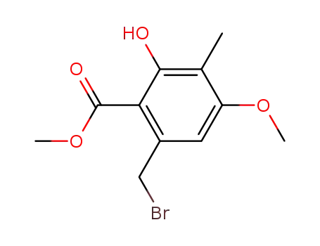 methyl 6-bromomethyl-2-hydroxy-4-methoxy-3-methylbenzoate