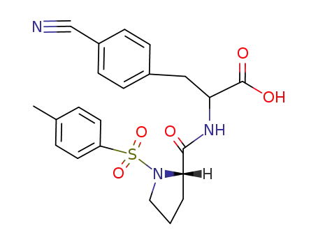 Nα-(Tosyl-L-prolyl)-D,L-4-cyanphenylalanin