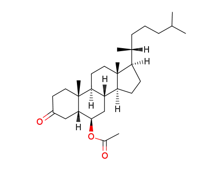 Molecular Structure of 74770-57-3 (6β-acetoxycholestan-3-one)