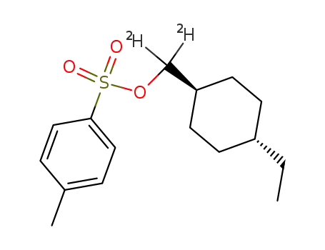 trans-4-ethylcyclohexane<α,α-(2)H2>methanol 4'-methylbenzenesulfonate