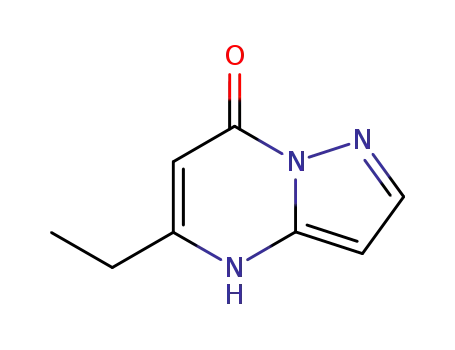 Molecular Structure of 244127-30-8 (5-ethylpyrazolo[1,5-a]pyrimidin-7(4H)-one)