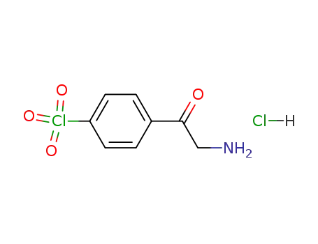 Molecular Structure of 70487-31-9 (p-Perchloryl-α-aminoacetophenonhydrochlorid)