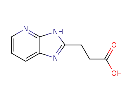 Molecular Structure of 123494-73-5 (3-(2-imidazo(4,5-b)pyridine)propionic acid)