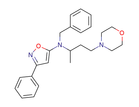 4-모르폴린프로판아민, 알파-메틸-N-(3-페닐-5-이속사졸릴)-N-(페닐메틸)-