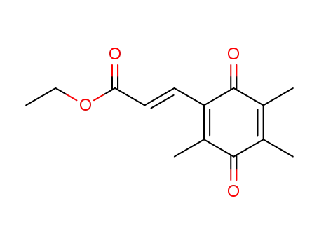 (E)-6-(2-ethoxycarbonylvinyl)-2,3,5-trimethyl-1,4-benzoquinone