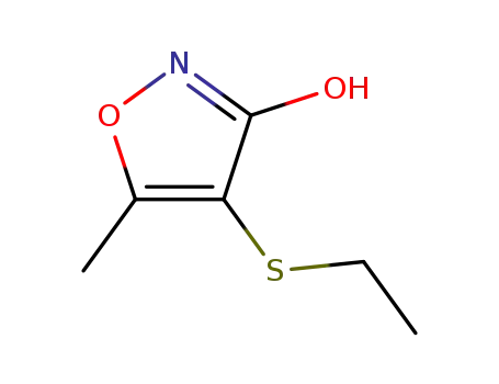 Molecular Structure of 107403-19-0 (3(2H)-Isoxazolone,4-(ethylthio)-5-methyl-(9CI))