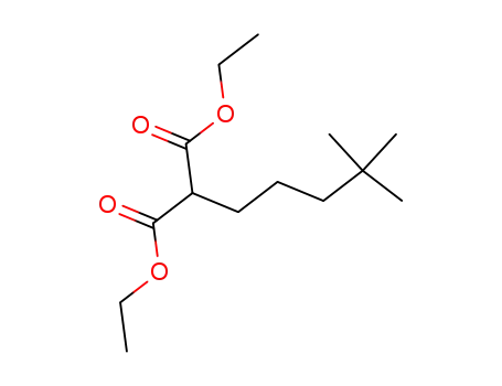 Molecular Structure of 87253-07-4 (4,4'-Dimethylpentylmalonsaeurediethylester)