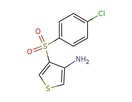 3-Thiophenamine,4-[(4-chlorophenyl)sulfonyl]-