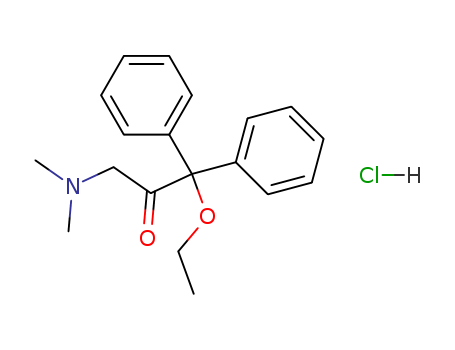2-PROPANONE,3-(DIMETHYLAMINO)-1,1-DIPHENYL-1-ETHOXY- HCL