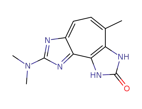 8-Dimethylamino-4-methyl-1,3-dihydro-cyclohepta[1,2-d;3,4-d']diimidazol-2-one
