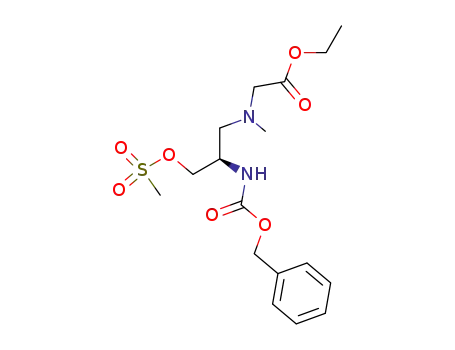 [((R)-2-Benzyloxycarbonylamino-3-methanesulfonyloxy-propyl)-methyl-amino]-acetic acid ethyl ester