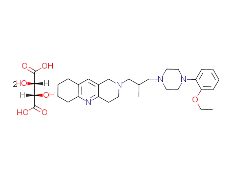 2-{3-[4-(2-Ethoxy-phenyl)-piperazin-1-yl]-2-methyl-propyl}-1,2,3,4,6,7,8,9-octahydro-benzo[b][1,6]naphthyridine; compound with (2S,3S)-2,3-dihydroxy-succinic acid