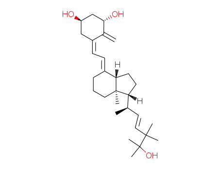 Molecular Structure of 104211-73-6 (1,25-dihydroxy-24,24-dimethyl-22-dehydrovitamin D3)