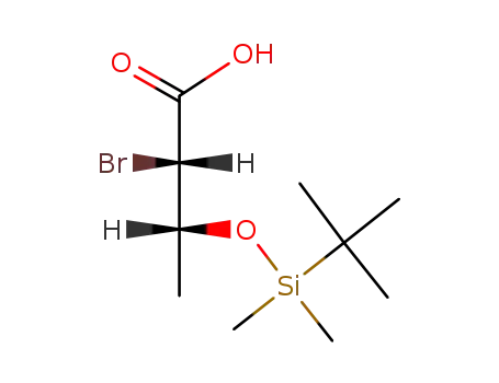 (2S,3R)-2-bromo-3-(t-butyldimethylsilyloxy)butyric acid