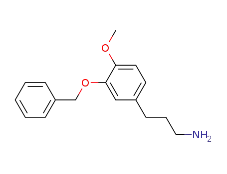 3-(3-benzyloxy-4-methoxyphenyl)propylamine