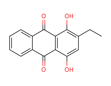 Molecular Structure of 23861-72-5 (ethyl-2 quinizarine)