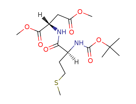 L-Aspartic acid, N-[N-[(1,1-dimethylethoxy)carbonyl]-L-methionyl]-, dimethyl ester
