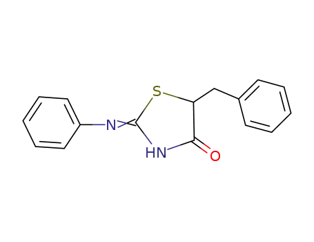 4(5H)-Thiazolone, 2-(phenylamino)-5-(phenylmethyl)-