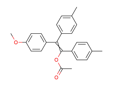 Benzenemethanol,
a-[(4-methoxyphenyl)(4-methylphenyl)methylene]-4-methyl-, acetate,
(E)-