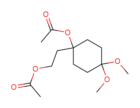 Molecular Structure of 93697-55-3 (rengyoxide dimethyl ketal diacetate)