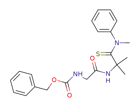 benzyl N-<2-<<1,1-dimethyl-2-<methyl(phenyl)amino>-2-thioxoethyl>amino>-2-oxoethyl>carbamate