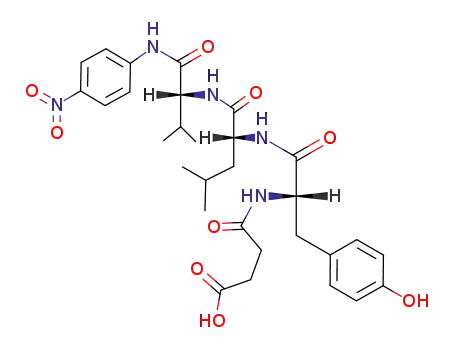 D-Valinamide,
N-(3-carboxy-1-oxopropyl)-L-tyrosyl-D-leucyl-N-(4-nitrophenyl)-