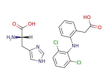 [2-(2,6-Dichloro-phenylamino)-phenyl]-acetic acid; compound with (S)-2-amino-3-(1H-imidazol-4-yl)-propionic acid