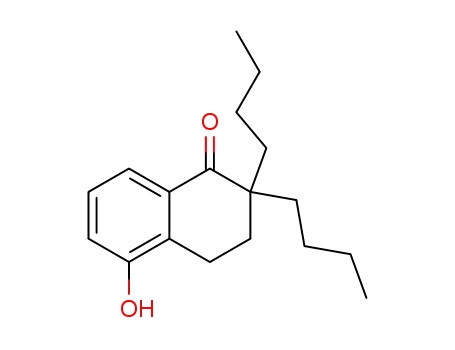 2,2-dibutyl-3,4-dihydro-5-hydroxy-1(2H)-naphthalenone