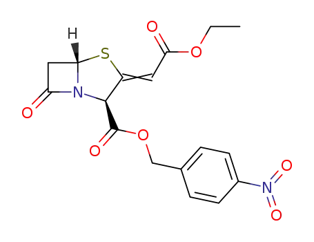 4-nitrobenzyl 3-carbethoxymethylene-7-dioxo-4-thia-1-azabicyclo<3.2.0>heptane-2-carboxylate