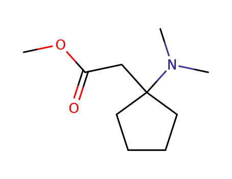 Cyclopentaneacetic acid, 1-(dimethylamino)-, methyl ester (9CI)