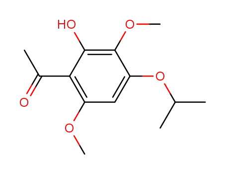 Ethanone, 1-[2-hydroxy-3,6-dimethoxy-4-(1-methylethoxy)phenyl]-
