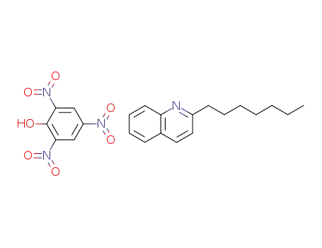 2-heptyl-quinoline; picrate