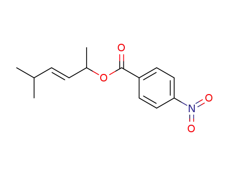 E-5-methyl-3-hexen-2-yl p-nitrobenzoate