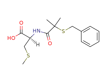 N-(2-benzylthio-2-methylpropanoyl)-S-methyl-L-cysteine