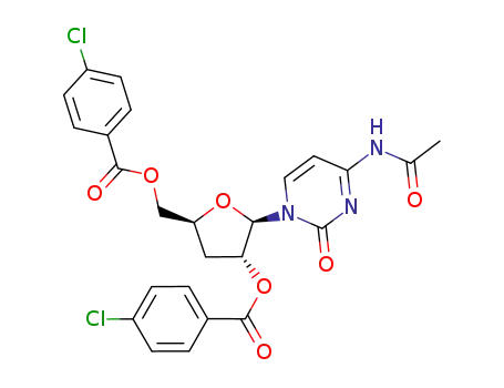 N<sub>4</sub>-acetyl-2',5'-di-O-p-chlorobenzoyl-3'-deoxycytidine
