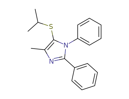 5-Isopropylsulfanyl-4-methyl-1,2-diphenyl-1H-imidazole