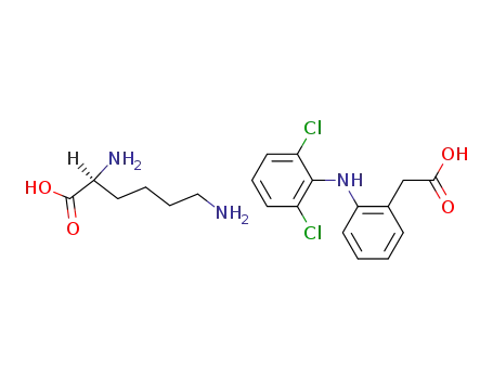 [2-(2,6-Dichloro-phenylamino)-phenyl]-acetic acid; compound with (S)-2,6-diamino-hexanoic acid