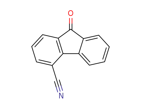 Molecular Structure of 4269-20-9 (4-CYANO-9-FLUORENONE, 99.5+%)