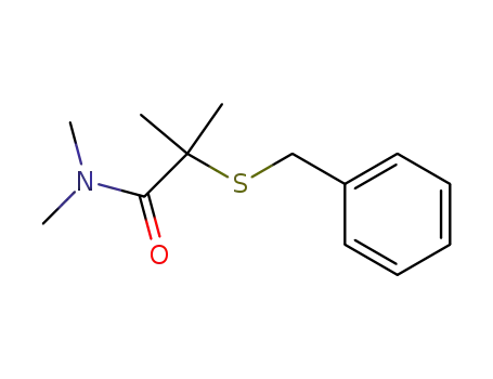 2-Benzylsulfanyl-2,N,N-trimethyl-propionamide