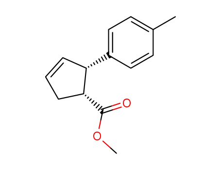 (1R,2S)-2-p-Tolyl-cyclopent-3-enecarboxylic acid methyl ester