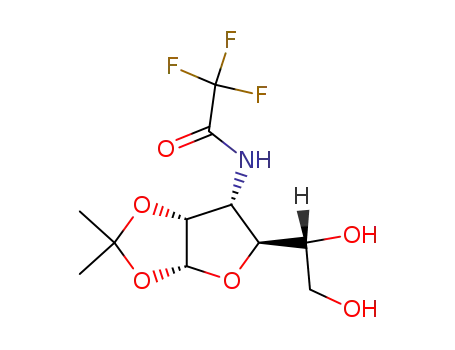 1,2-O-isopropylidene-3-deoxy-3-trifluoroacetamido-α-D-allofuranose
