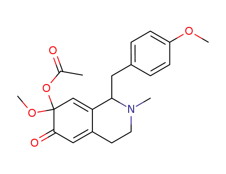 Acetic acid 7-methoxy-1-(4-methoxy-benzyl)-2-methyl-6-oxo-1,2,3,4,6,7-hexahydro-isoquinolin-7-yl ester