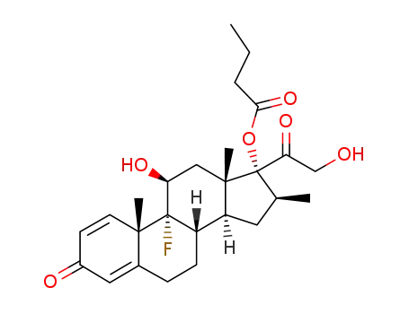 Molecular Structure of 5534-14-5 (Betamethasone 17-butyrate)
