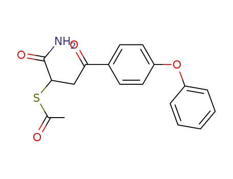 2-acetylthio-3-(4-phenoxybenzoyl)propionamide