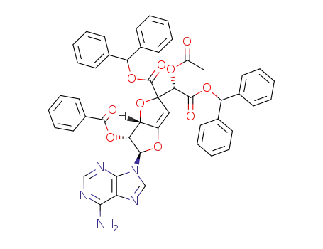 dibenzhydryl O<sup>2'</sup>-benzoyl-S-7'-acetoxy-7'-deoxygriseolate