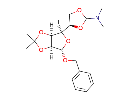 phenylmethyl-2,3-O-(1-methylethylidene)-5,6-O-(N,N-dimethylaminomethylene)-α-D-mannofuranoside